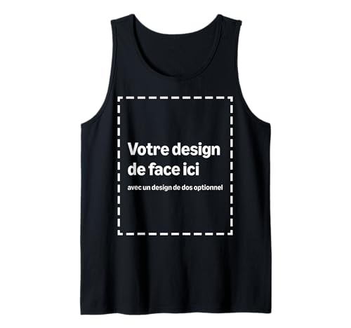 Débardeur Personnalisé avec Votre Image Recto-Verso