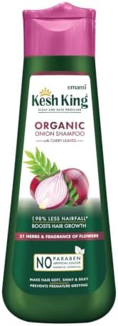 Kesh King Ayurvedic Onion Shampoo with 21 Herbs, Reduces Hairfall & Boost Hair Growth, 300ml
