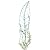 Collections Etc Green Leaf Trellis Garden Decor - Climbing Plant Yard Stake, Green