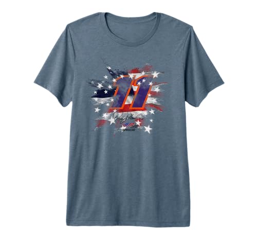 NASCAR - Denny Hamlin - Fireworks Premium Tri-blend T-Shirt