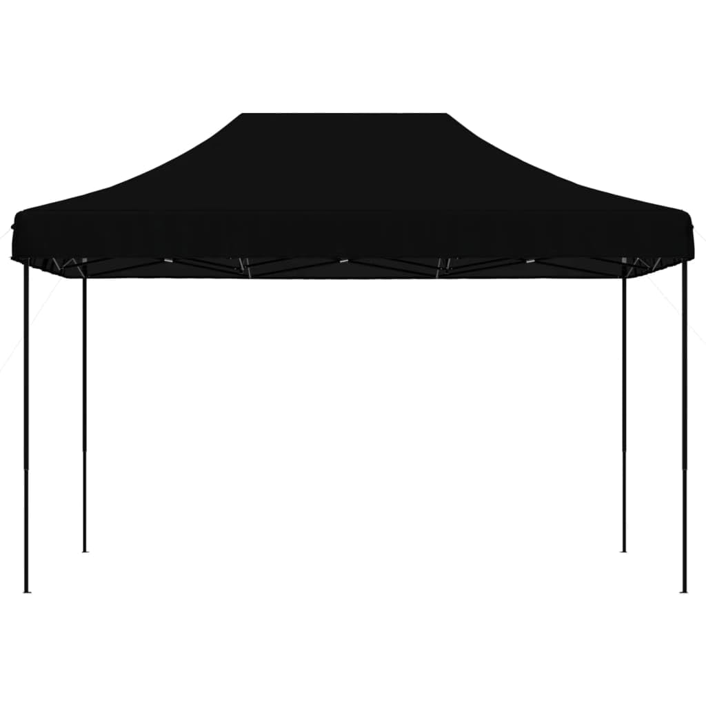 Genérico Tienda de Fiesta Plegable Pop-Up Negra 410x279x315 cm,Casa y jardín,Jardín,Artículos de Exterior,Estructuras de Exteriores,Carpas y cenadores-4005014