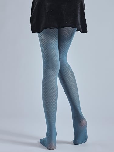 Image of Sahabowi Women Tights, Sheer High Waist Pantyhose, Vintage Control Top Stockings, Siwa 5
