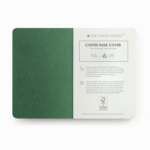 Image of 10 Pack- Coffee Husk A6 Small Notebook Diary Pocket Sized Set I 640 Lined Papers I Bulk Journal Book for Office School College