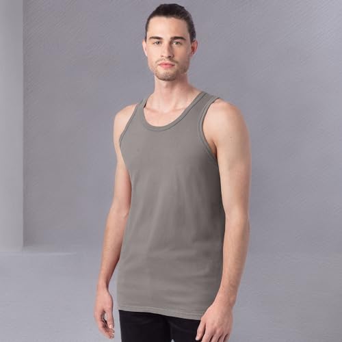 Image of Hanes Men's Originals Garment Dyed Tank, 100% Cotton Tanks For Men, Sleeveless Cotton Shirts