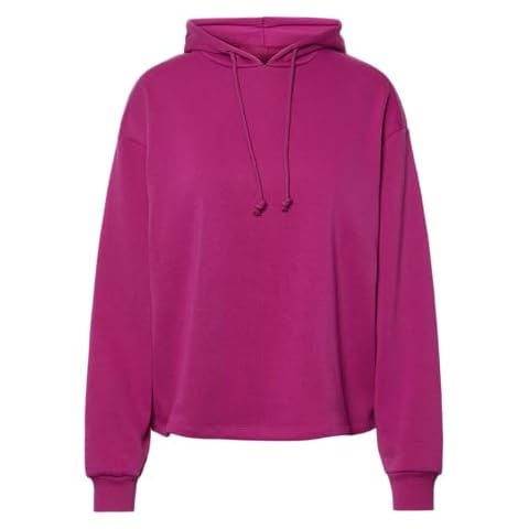 Hoodie PIECES Fuchsia Cover