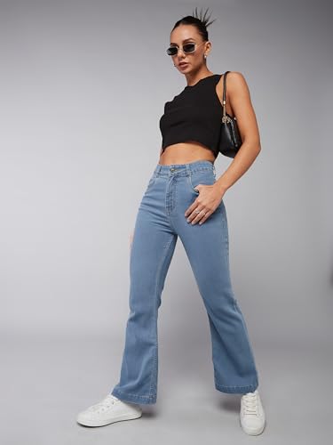Image of Dolce Crudo Women's High Waist Straight Fit Jeans