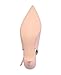 French Connection Women’s Slingback Pointed Toe Heels – Mid Heel Dress Shoes with Adjustable Strap - Blush Size 7