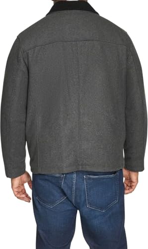 Image of Dockers Men's Wool Blend Quilted Bib Jacket Coat