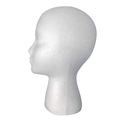 11" 3 Pcs Wig Head - Tall Female Foam Mannequin Wig Stand And Holder For Style, Model And Display Hair, Hats And Hairpieces, Mask - For Home, Salon And Travel #TOP3