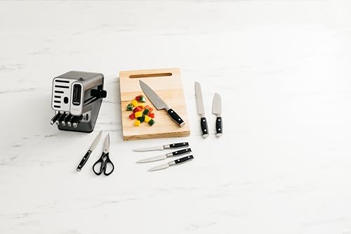 Image of Ninja Foodi StaySharp Knife Block with Integrated Sharpener Deluxe 14-Piece Set, K32014EUUK