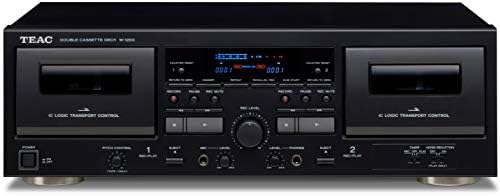 Teac W-1200(B) Pletina doble (reproductor de casetes, grabación/r...