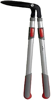 wilko Telescopic Garden Edging Shears, Long Handle Telescopic Garden Shears, Carbon Steel Blades, Cushioned Non-Slip Grips, 3.3 x 24.5 x 61.0cm
