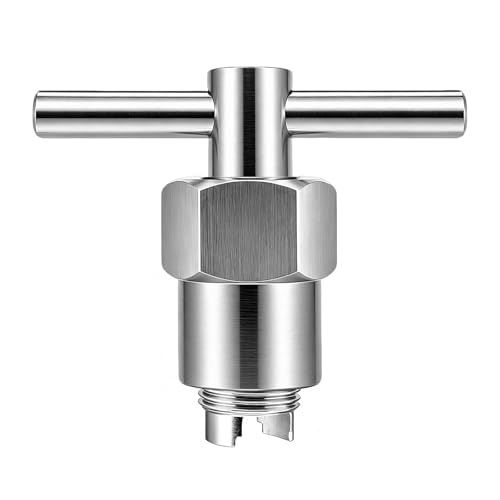 Duwize 104421 cartridge removal tool for Repair & Replacement for Moen Compatible with Moen 1200 1222 & 1225 Single Handle Cartridges Shower Faucet Valve Core cartridge puller