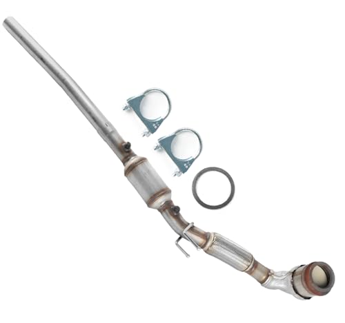 Direct Fit Exhaust Replacement Catalytic Converter Flex Pipe Repair Kit Compatible with Volkswagen Beetle 2014-2018, Compatible with Jetta 2014-2018, Compatible with Passat 2014-20171.8L 2.0L I4