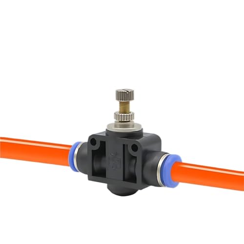 Accesorios neumáticos SA-8 de 8 mm con válvula de control de flujo de agua y aire 5