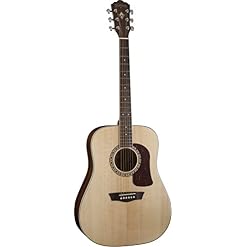 Washburn HD10S Guitare acoustique 6 cordes Naturel brillant - Les Beatles, Paul McCartney, John Lennon, RIngo Starr, George Harrison Washburn HD10S Guitare acoustique 6 cordes Naturel brillant – Image 3