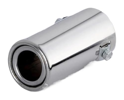 Para p&assat B6 Mk2 Silenciador Acero Inoxidable Con Doble Punta Escape Embellecedores Tubo Escape Coche