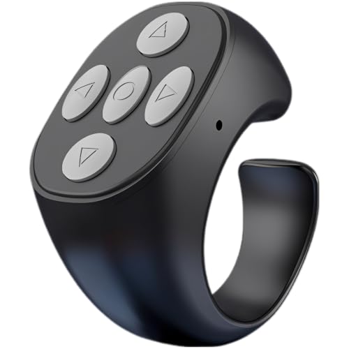 Mando a distancia de cinco botones de desplazamiento para obturador de camara y selfies