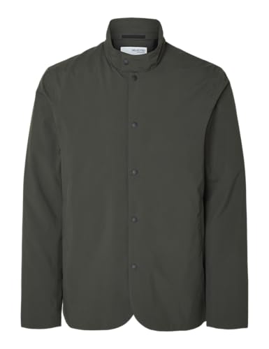 Veste matelassée Selected Homme Slhlee Urban Tech contre le froid matinal et les pluies fines