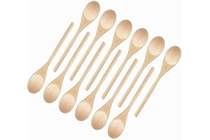 Kitchen 10-in-1 Wooden Spoons & Versatile Kitchen Utensils for Mixing, Baking & Serving