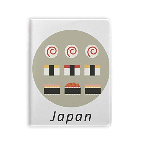Carnet de sushis traditionnel japonais à couverture souple pour recettes et notes