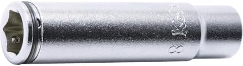 Ko-ken 2350M-8 1/4 Sq. Dr. Deep NUT GRIP Socket 8mm