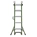 Little Giant Ladders Systems Conquest 2.0, M22, 22ft, Multi-Position Ladder, Fiberglass, Type 1A, 300 lbs Weight Rating, (17122-001), Green