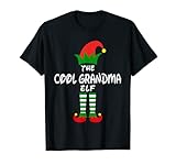 Photo Gallery the cool grandma elf family matching group christmas funny maglietta Photo Gallery the cool grandma elf family matching group christmas funny maglietta