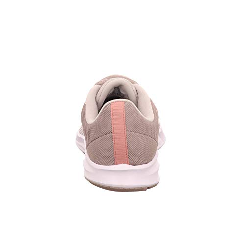 Nike Tênis feminino Downshifter 9, Verde-cinza/rosa enferrujado - pedra-pomes - branco, 6