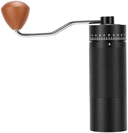 Sorandy Manual Coffee Grinder, Portable Quiet Aluminum Alloy Stainless Steel Grinder, Adjustable Grind Setting for Travel, Camping, Home & Office — view 2