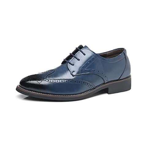 Rimhold Men's Formal Brogues Blue Shoes Cover