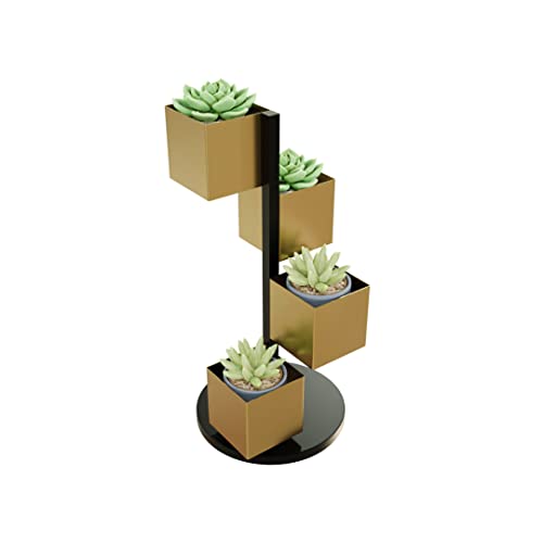 Image of DECOWORLD || Step Planter for Indoor, Living Room, Balcony or Outdoor|| Elegant Planter for Multiple Pots || Plant stand for Pots and Flowers || 4 Step Planter stand for Home decor