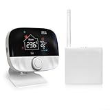 Soluciones integrales de alimentación y embalaje: el termostato puede ser alimentado por baterías (2 x 1,5 V alcalinas AA) o USB, proporcionando flexibilidad en las fuentes de alimentación. El paquete incluye el receptor, termostato, cable USB, paquete de tornillos y manual, pero no incluye baterías.