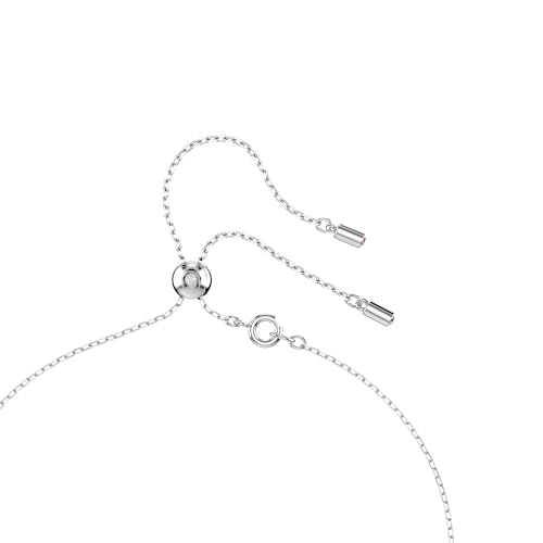 Swarovski Attract Crystal Y Necklace, Round Cut, Blue & Pink Stones, Rhodium Finish, Part of the Attract Collection3