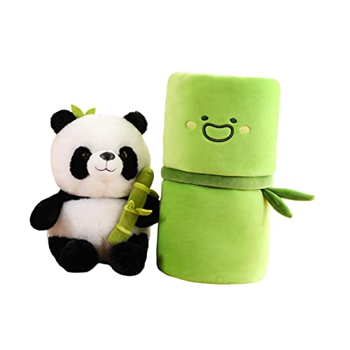 Panda en peluche douce Qianly, fabrication soignée avec détails main