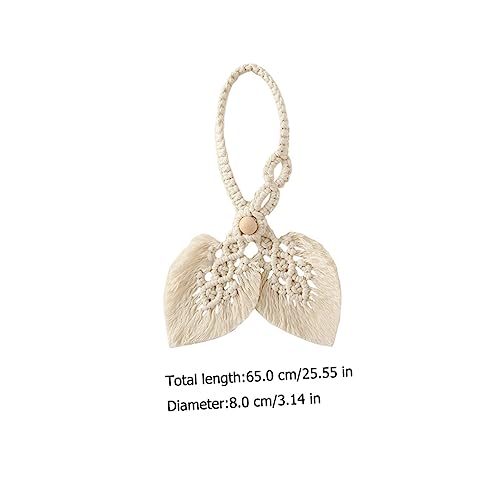 Amarre de cortina beige OUdini set de 2 piezas con hebillas para el hogar 7