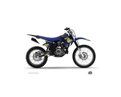 Kit déco moto cross Flow Yamaha TTR 125 jaune pour piloter sur circuit
