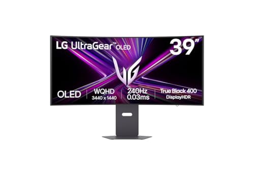 LG Ultragear™ 39GX900A-B.AEU Ecran PC Gaming 39' - Dalle OLED résolution QHD (3440 x 1440), 0,03ms 240Hz, DisplayHDR™400 True...
