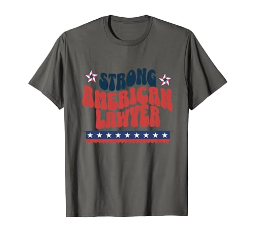 Strong American Lawyer Patriotic Law Firm T-Shirt