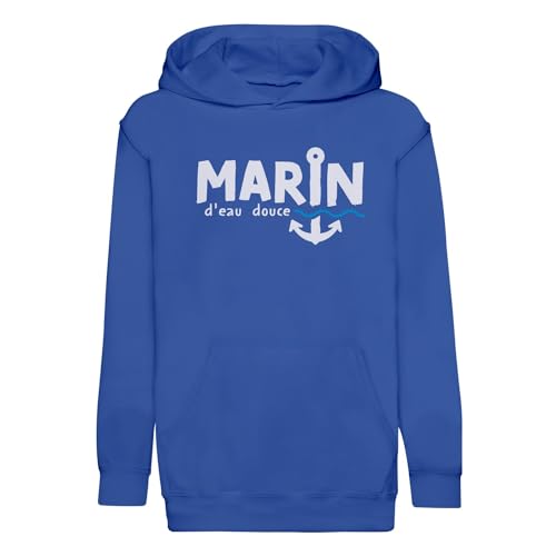 Sweat enfant Marin d'eau douce cadeau anniversaire humour bateau vêtement premium original