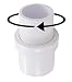ATIE PoolSupplyTown 1-1/2" Pool Vacuum Hose Swivel Adapter Connector for Manual Vac Vacuum Head Replace Pentair R201566