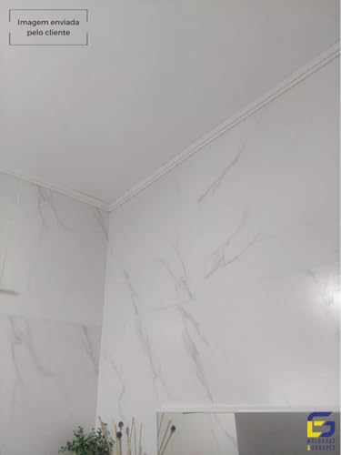 Moldura Roda Teto Eva Autocolante E23 3,5cmx1cm 10 Metros (Marrom)