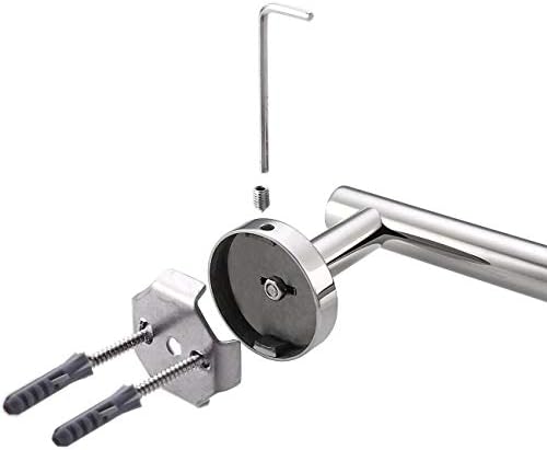 KES Toilet Roll Holder Stainless Steel Toilet Paper Holder Tissue Dispenser for Bathroom and Kitchen Contemporary Style Wall Mounted 2 Packs Polished Chrome, A2175S12-P2