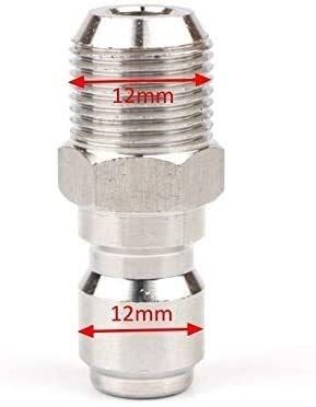 Raccordi filettati Adattatori Accoppiatori rapidi 1/4" Connettore rapido ad alta pressione in ottone Adattatore per rondella per auto Pistola ad acqua Accoppiatori idraulici Giunti per irrigazione da