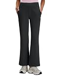 M Maelreg Golf Pants Women Flared High Wasit Bootleg Women Dressy Pants For Travel Office Work Yoga Lightweight Black
