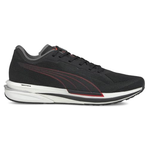 PUMA Mens Velocity Nitro Running Sneakers Shoes - Black - Size 7 M