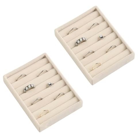 Frebeauty Velvet Jewelry Tray Set Cover