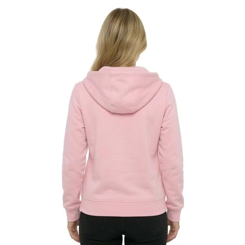 Image of HOODLIFE Women's Zip-Up Hoodie Sweatshirt - Soft Cotton Fleece Jacket with Hood, Full Zipper, Kangaroo Pocket, Casual Winter Hoodie for Women