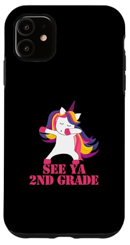SEE YA 2nd Grade DABBING UNICORN 2�N�� �L�b�Y�~�[�� �X�}�z�P�[�X iPhone 11 �p