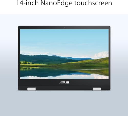 Image of ASUS Chromebook Flip CX1 2-in-1 Laptop (14 inch FHD Touchscreen, Intel Celeron N4500, 8GB RAM, 192GB Storage (128GB eMMC + 64GB SD Card)), Convertible for Student, Home, Spill-resistant, Webcam, Chrome OS